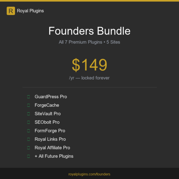 Founders Bundle — All Plugins – Royal Plugins